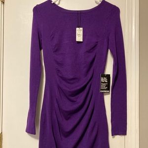 Express purple mini dress in xs
